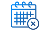 No Long Waiting Periods For Funds Icon