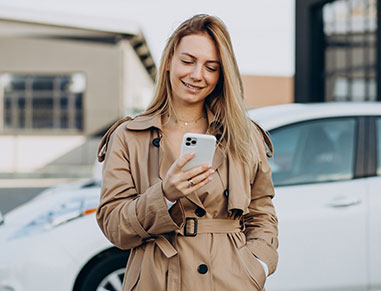 Girl On Phone